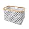 Household Essentials Krush Bamboo Rimmed Basket